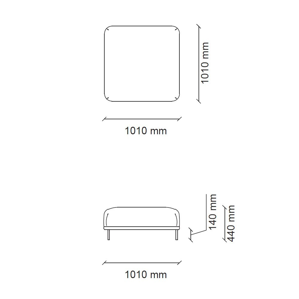 Пуф (P1) ENZA HOME SEOUL EH71516