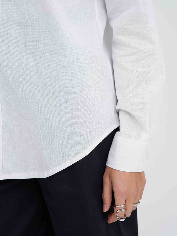 Рубашка Тонкая белая - фото 12