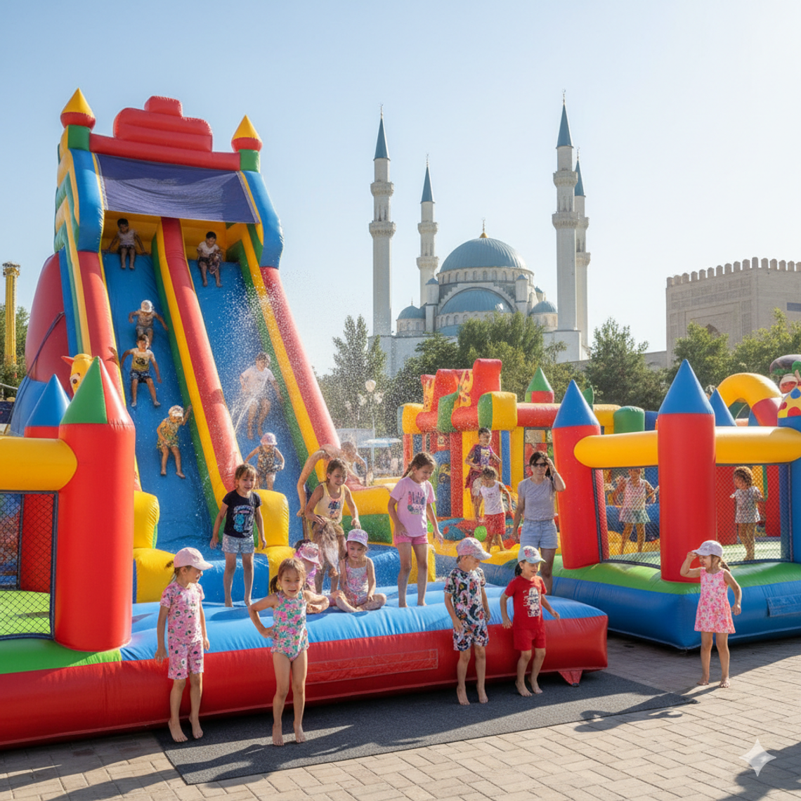 Батут купить в Шымкент – Надувные аттракционы БатутМастер 🎪