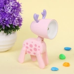 Настольная лампа «Sweet - Жирафик» LED 5,5*5,5*9,6 см, батарейки AG3 0.2W, Розовый