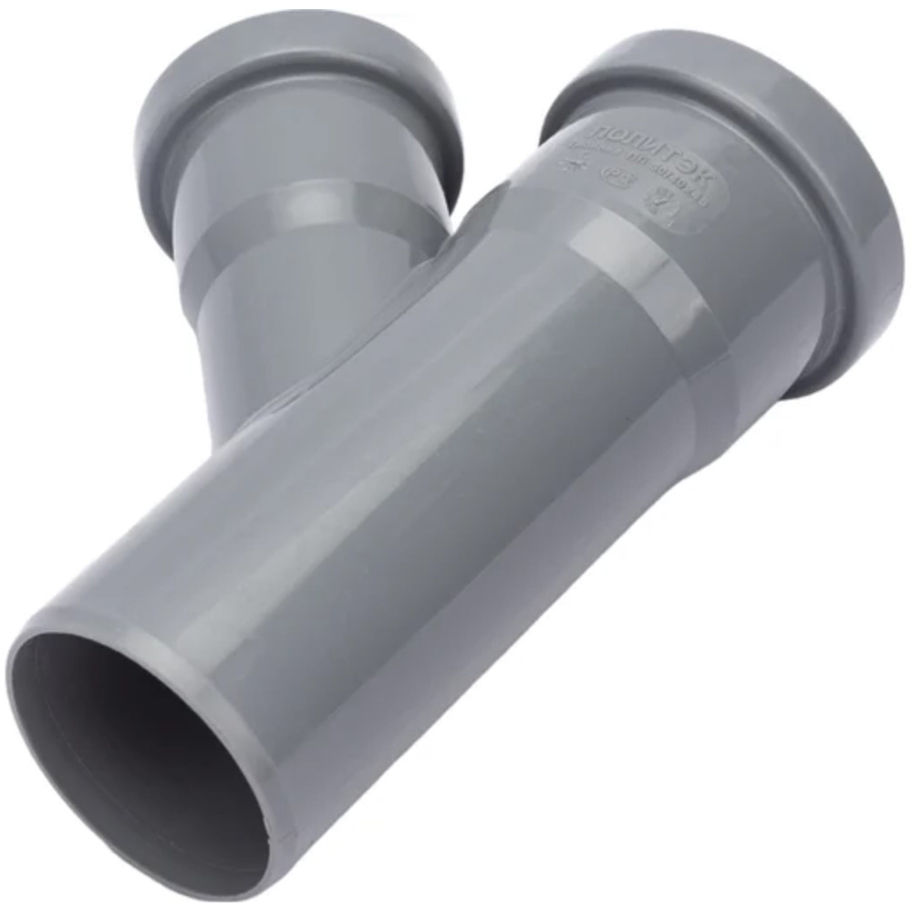 Тройник Политэк Пайп 50х40/45гр. ВК (80)