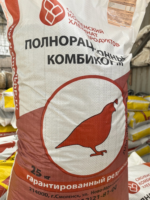 Комбикорм для перепелов ДК-52, 25 кг, в поселке Ропша