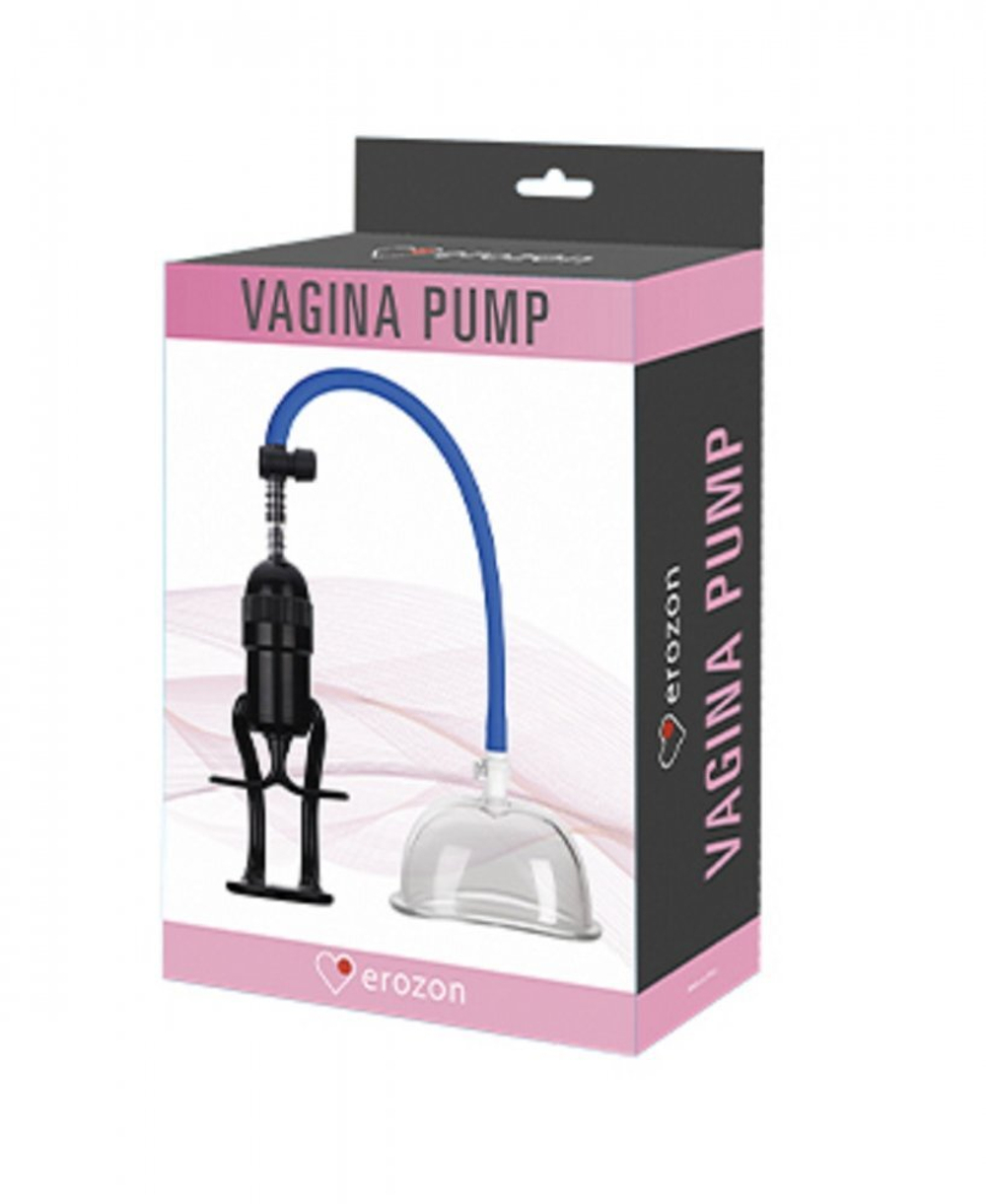 Вакуумная помпа для клитора и половых губ Erozon Vagina Pump (блистер)
