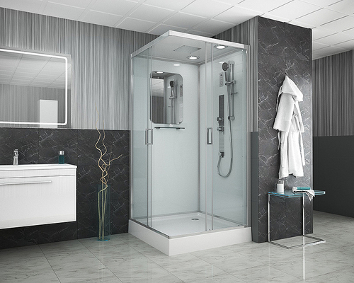 Душевая кабина Niagara Premium 90x90 NG-6001-01GQ с гидромассажем