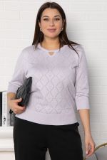 Блуза Нежный узор (сиреневая) Б14938-18М LT Collection