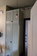 Жалюзийные двери из сосны