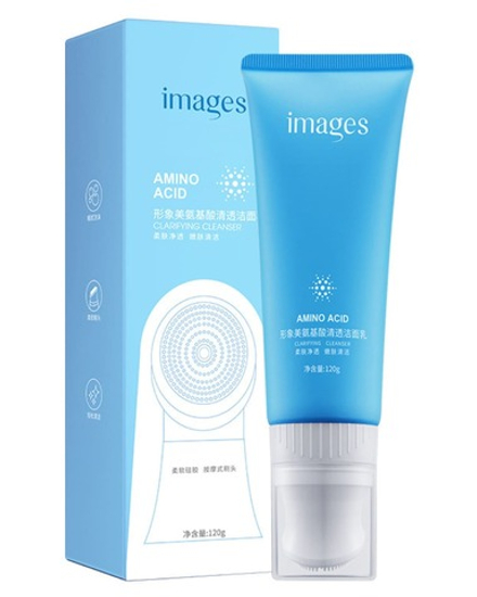 Гель для умывания с аминокислотами и массажной щёточкой, 120г