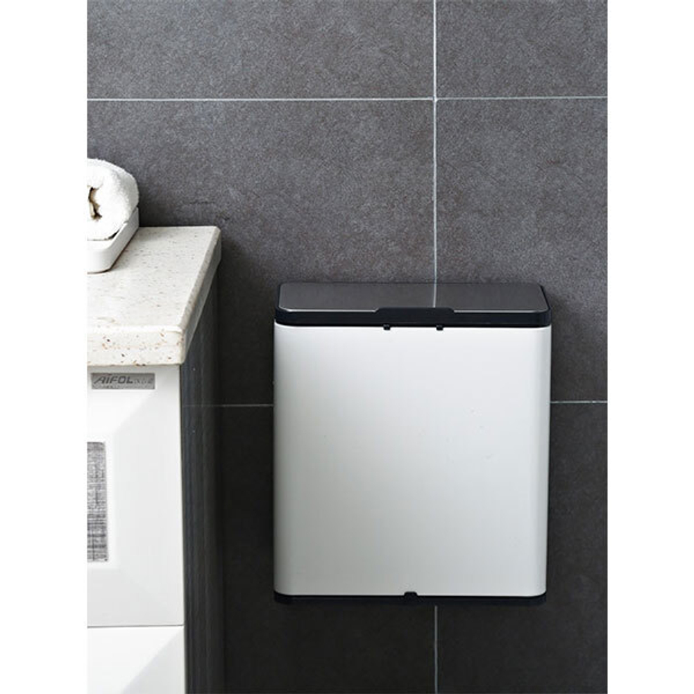 Ведро для мусора, внутр ведро, держатель м/мешков, Foodatlas JAH-541, 6л