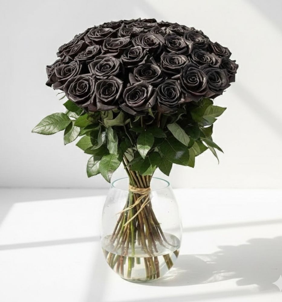 Черные розы