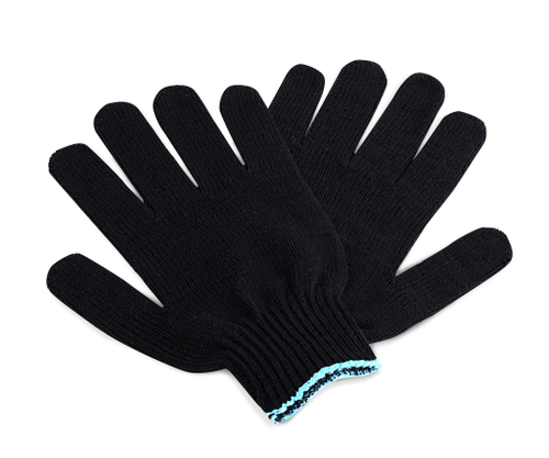 Перчатки х/б без ПВХ 4 нитки ЭКОНОМ черные