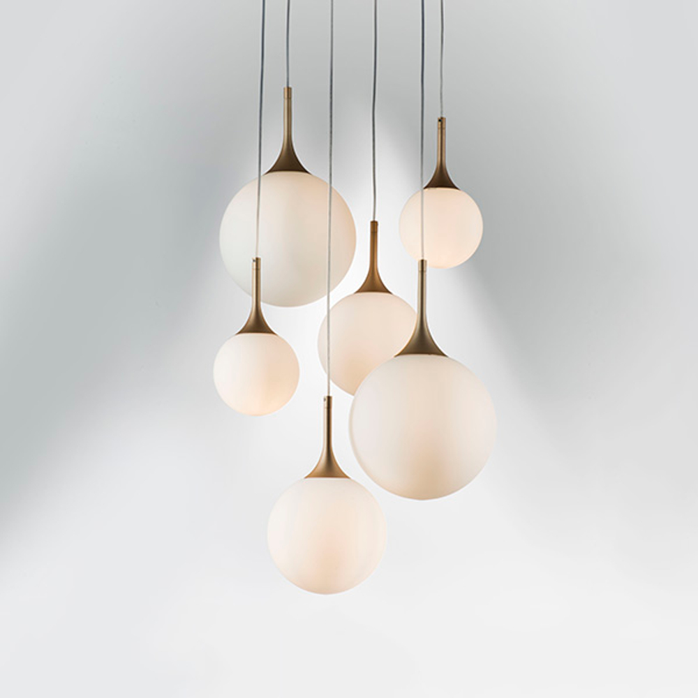 813063 Люстра GLOBO 6х40W E14 шампань/белый