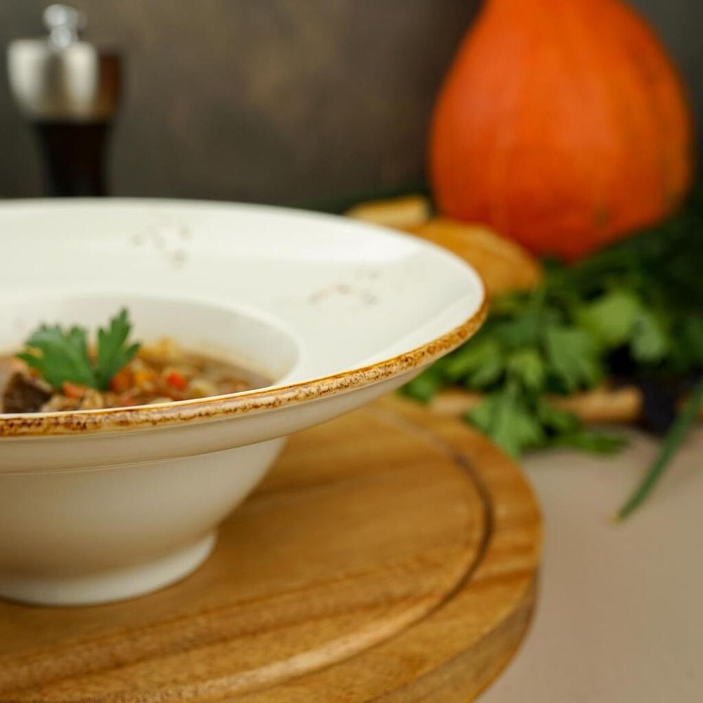 Тарелка глубокая 450 мл d 23 см h8 см для пасты, для супа Elegance By Bone Innovation [6]