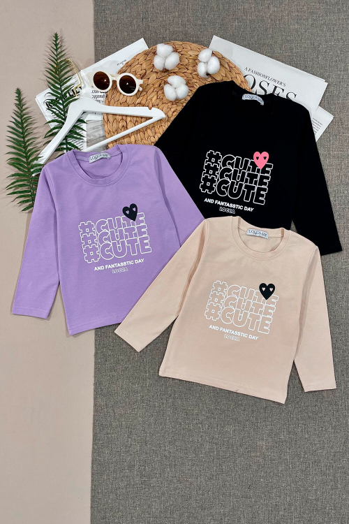 Лонгслив для девочек