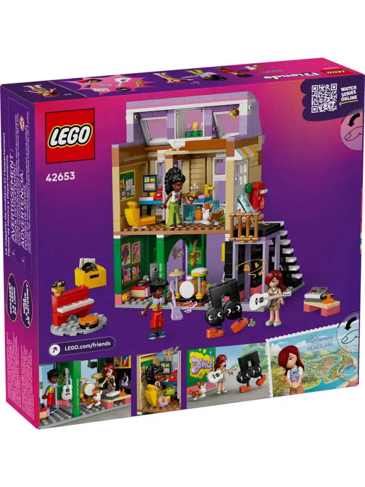 Конструктор Friends 42653 Музыкальный магазин и апартаменты