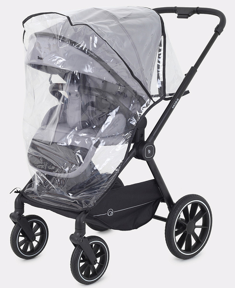 Детская коляска Rant Moss 3 в 1 с автокреслом Rant Cruise Black Classic Grey