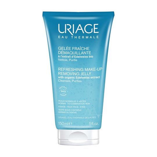 Uriage Refreshing Make-Up Removing Jelly Очищающий освежающий гель для снятия макияжа, 150 мл