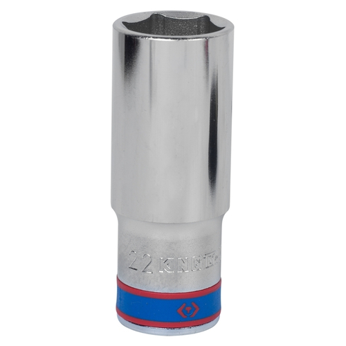 KING TONY (423522M) Головка торцевая глубокая шестигранная 1/2", 22 мм