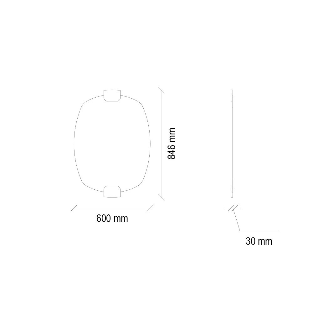 Зеркало для комода ENZA HOME CORDELL EH57715