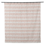 Штора для ванной popple цвета пыльной розы cuts&pieces, 180х200 см