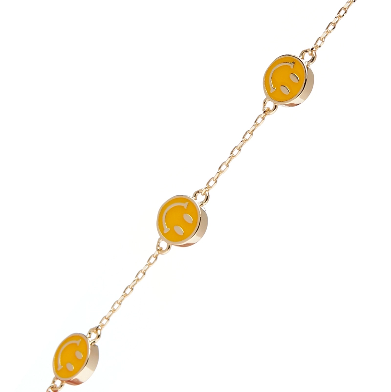 Браслет Желтый Смайлик