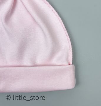 Шапочка хлопковая Розовая