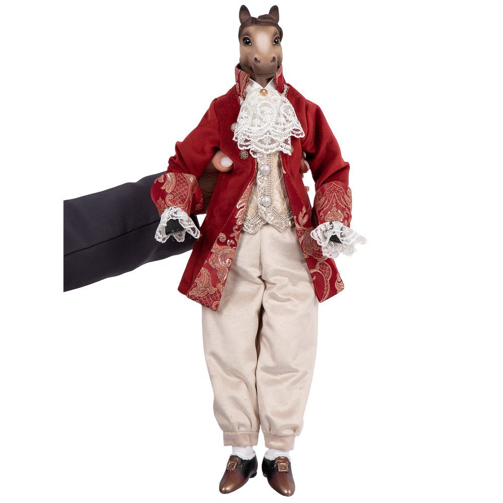 Кукла интерьерная коллекционная Конь лорд Эдвард