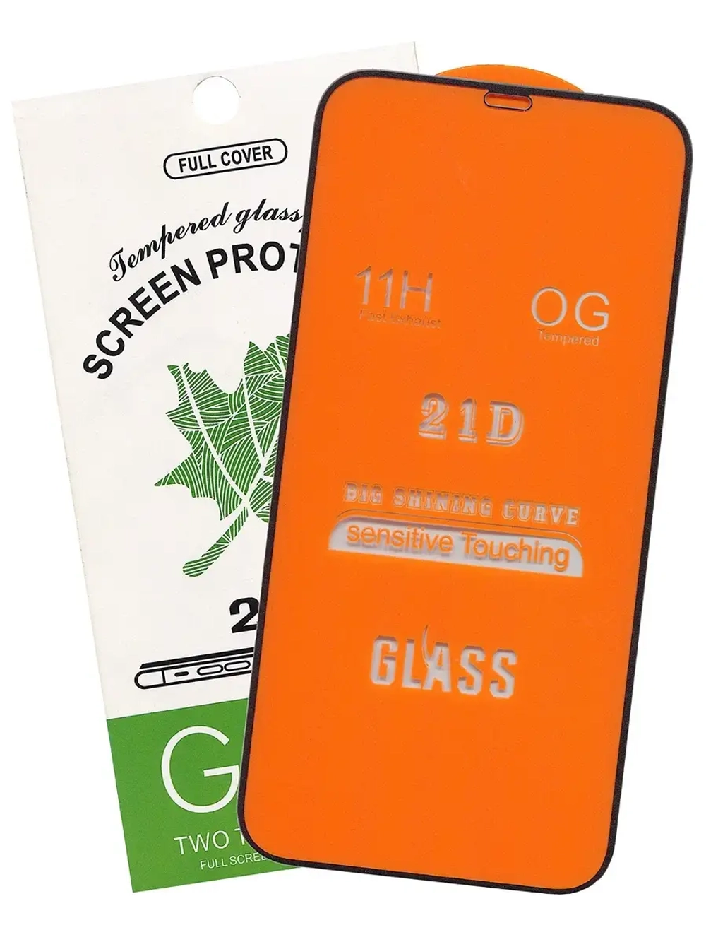 Защитное стекло Glass для Apple iPhone 12 Pro Max/ 21D/ полный клей, черная рамка