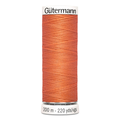 01 Нить Sew-All 100/200 м для всех материалов, 100% полиэстер Gutermann 748277 (895 золотисто-персиковый)