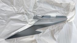 77251-MKP-J00ZM. COWL A, L. RR. (WOL) *NH436M* (NH436M MAT GUNPOWDER BLACK METALLIC). HONDA