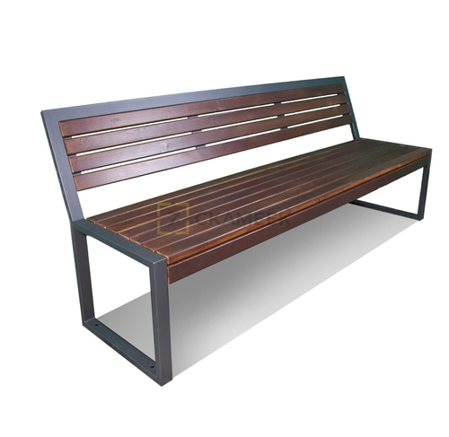 Скамейка парковая «Вокзал» (2,5 м ангарская сосна)