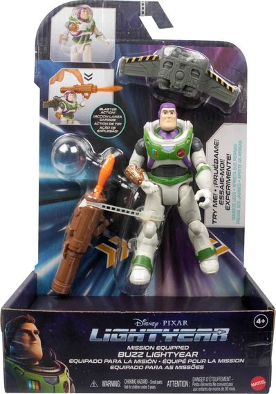 Фигурка Базза Лайтера, оснащенная миссией Disney Pixar Lightyear