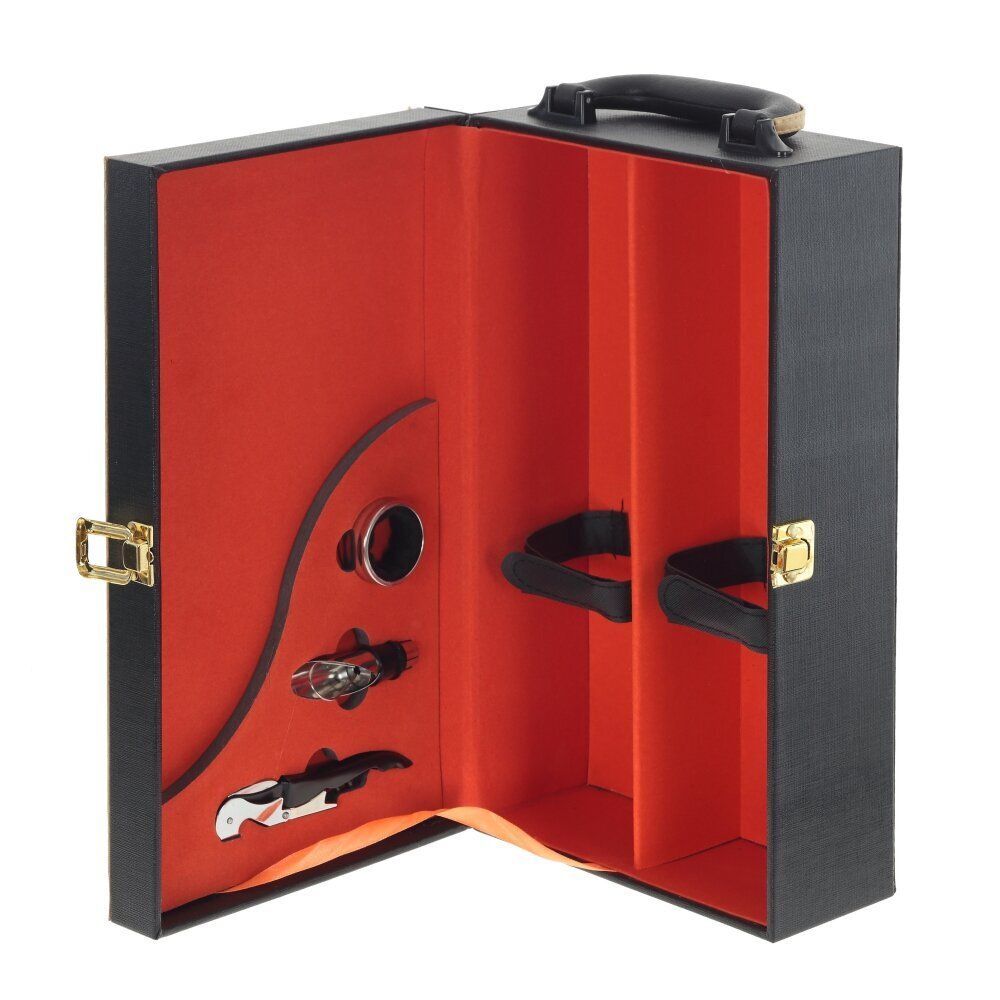 GAEM Шкатулка для бутылок с набором сомелье, L20 W12 H35 см