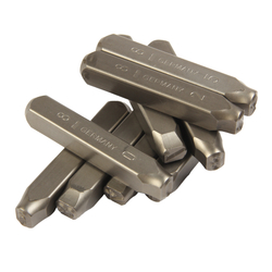 Клейма цифровые 8мм (HRC 60+-2град. DIN 1451) JTC