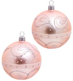 Элита НФШ-1440 Набор ел.украшений Шар 2шт «Звездная ночь» 85 мм