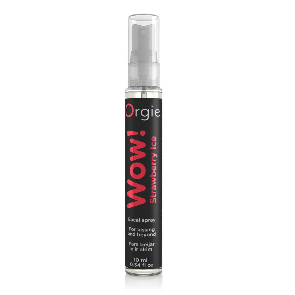 Стимулирующий спрей для оральных ласк Orgie WOW! Strawberry Ice Bucal Spray, 10 мл