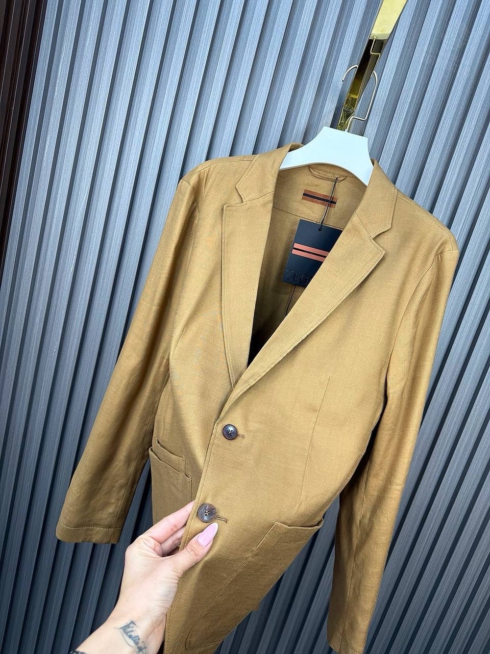 Льняной пиджак Ermenegildo Zegna