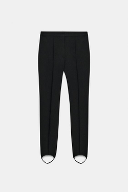 ZARA БРЮКИ-ФУЗО ИЗ КОЛЛЕКЦИИ ZW, ЧЕРНЫЙ