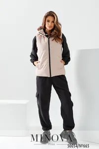 Жилет 665-бежевый Minova