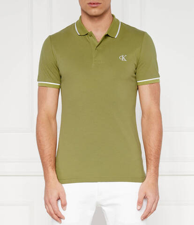 Поло CALVIN KLEIN JEANS - зеленый(J30J315603)
