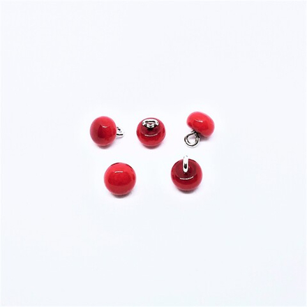 Пуговицы №583 GE01 Red1 8мм