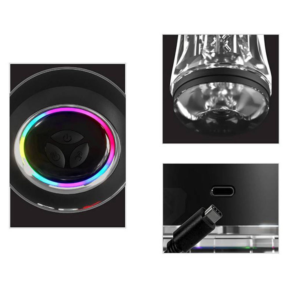 Автоматический мастурбатор с функцией всасывания PipeDream PDX Elite ViewTube Pro Stroker RD545