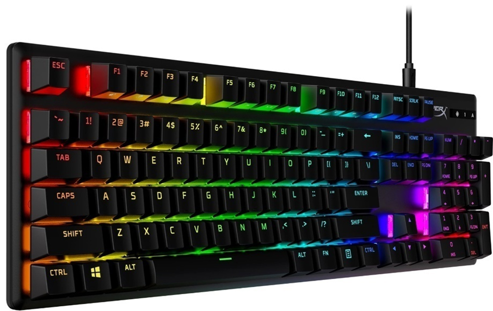 Клавиатура HyperX Alloy Origins PBT HX Red US 639N3AA#ABA черный