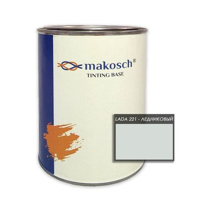 Автоэмаль makosch/LADA Vesta 221, Базовая эмаль, белый, 800мл.