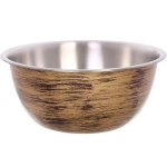 Салатник из нержавеющей стали 3,3л 26*11см цвет Антик