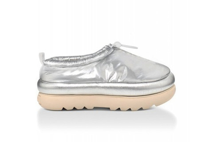 UGG Maxi Heritage Braid Clog-Silver