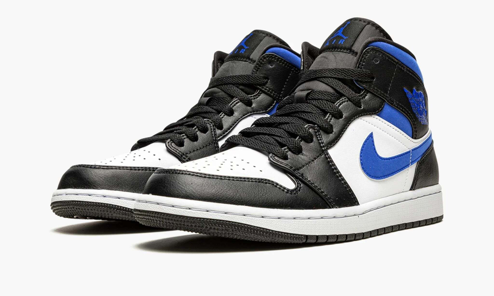 Air Jordan 1 Mid "White Black Royal"