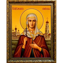 Елисавета Самовская мученица. Икона на холсте.