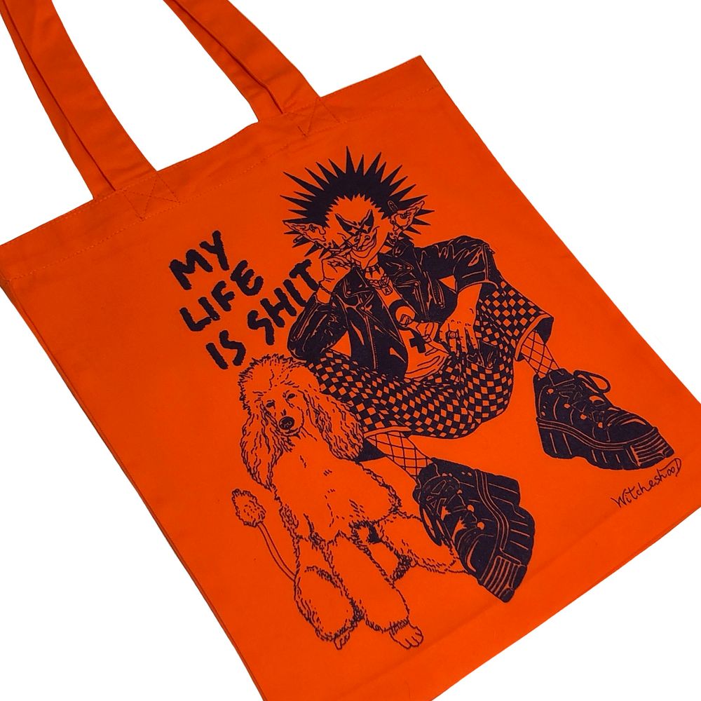 Шоппер Comradonna Art MLIS WitcheshooD оранжевый