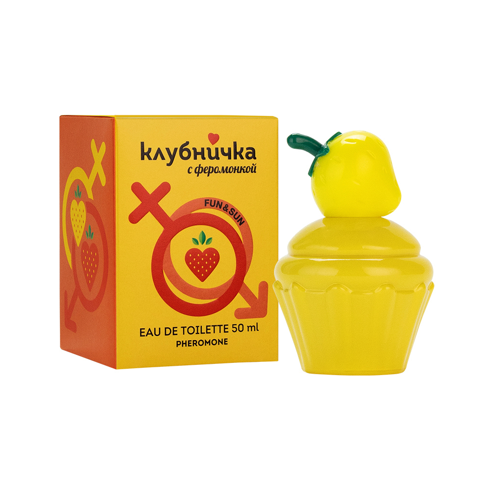 Вода туалетная Клубничка С Феромонкой Fun &amp; Sun (Клубничка С Феромонкой Фан Энд Сан) – 50ml for women