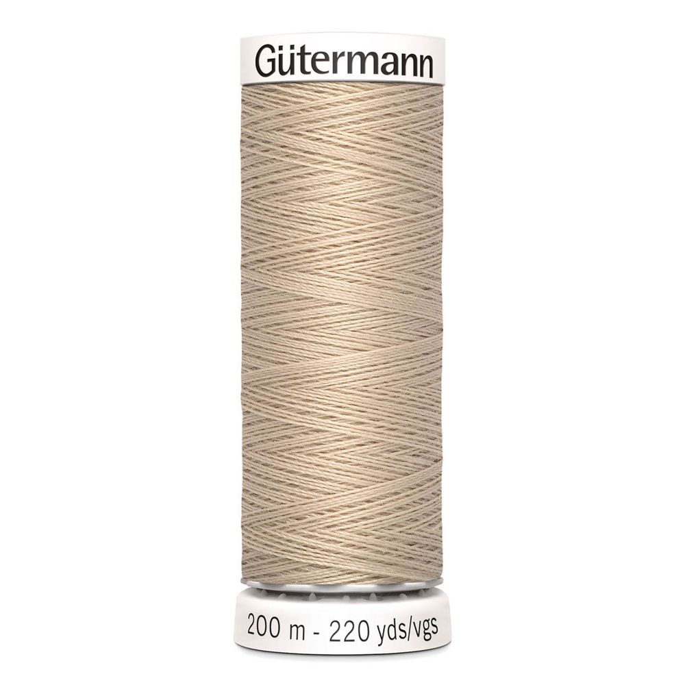 Нитки универсальные Gutermann Sew-all 100 (200 метров), 5 кат. | 198 серебристый пион